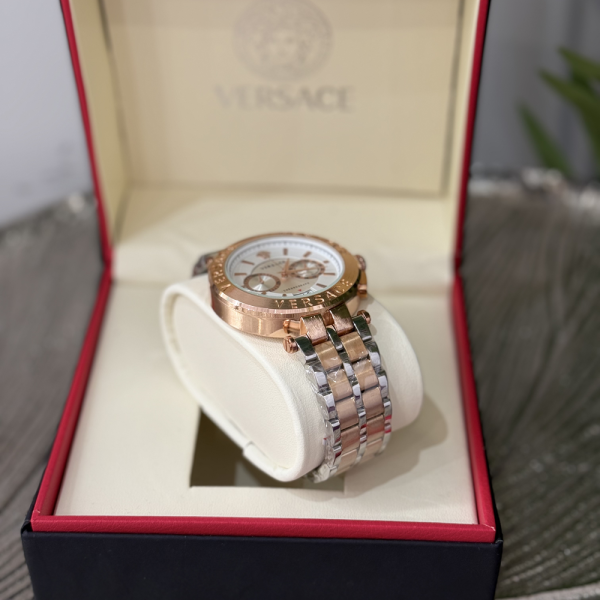 Versace Men’s Watch (Rose gold and silver colour)